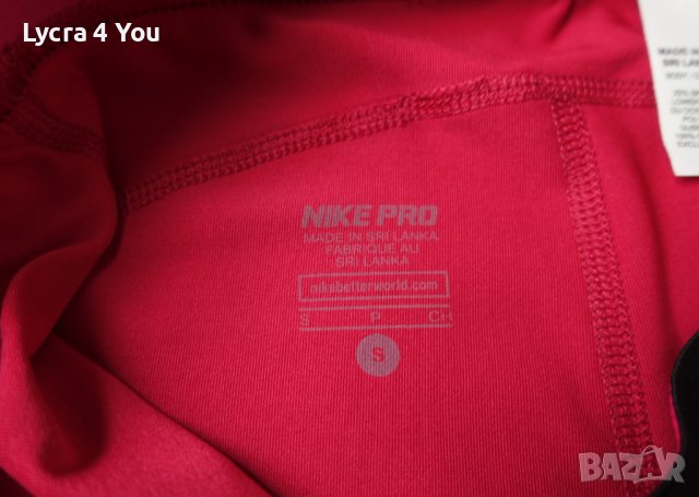 Nike Pro S цикламен дамски клин 7/8ми, снимка 7 - Клинове - 42393942