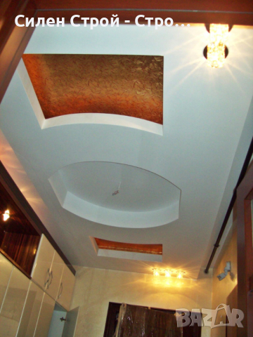 Предлагаме Ви монтаж на гипсокартон окачени тавани, шпакловка и боядисване, снимка 13 - Ремонти на къщи - 44699827