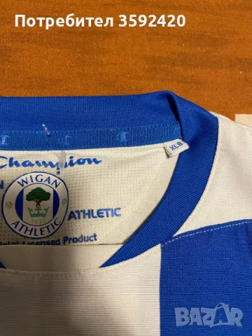 Оригинална тениска на Wigan Athletic, снимка 3 - Спортни дрехи, екипи - 49722667