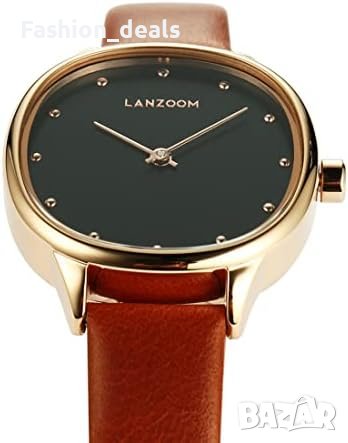 Нов Ретро Матиран Дамски часовник с кожена каишка/Подарък Жена Съпруга Майка, снимка 5 - Дамски - 41604652