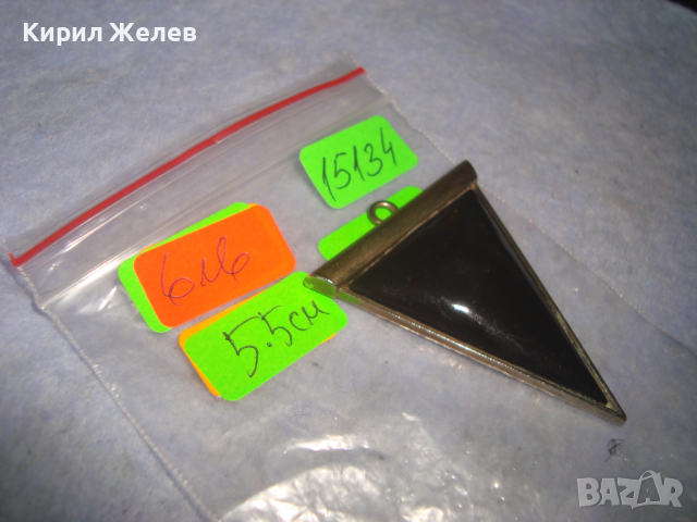 ВИНТИДЖ АРТ МЕДАЛЬОН с ЕМАЙЛ ЛАК РЕТРО СТИЛ 15134, снимка 4 - Колиета, медальони, синджири - 36291384
