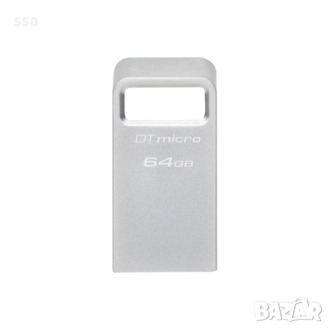 Kingston 64GB DataTraveler Micro 200MBs Metal USB3.2 Gen1 DTMC3G2/64GB, снимка 2 - USB Flash памети - 41322422