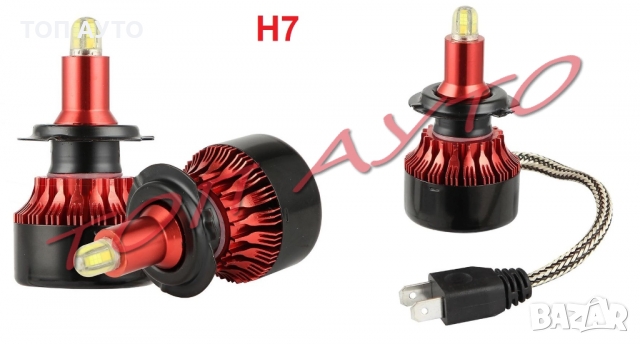 LED Диодни 360° Крушки За ЛУПИ Мощни Мини H1 H7 12/24V, снимка 3 - Аксесоари и консумативи - 36044483