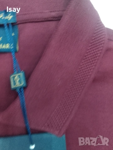 Мъжка тениска Паул Шарк Л последен размер в бордо цвят , снимка 4 - Тениски - 53169094