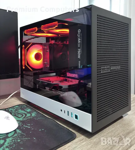 Геймърски сетъп/компютър Ryzen 5600XT/RTX4060 8GB/16 Ram/512 ssd/750 HDD/750W +Монитор и периферия, снимка 3 - Геймърски - 56166919