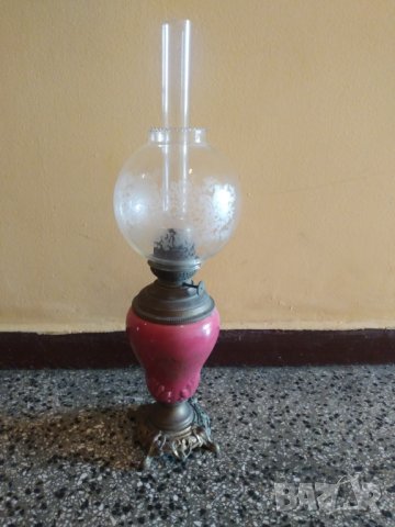 стара газена /газова/ лампа за декорация