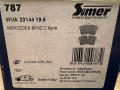 Накладки предни SIMER 787 MERCEDES-BENZ C-класа и CLK Купе 2000 - 2009, 102 - 231 K.C бензин, дизел , снимка 2