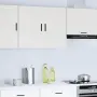 vidaXL Кухненски стенен шкаф Porto, бял, инженерно дърво, снимка 3