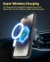 Калъф SCORPIFY за iPhone 15 Pro Max с MagSafe и маслиненозелен змийски принт, снимка 6