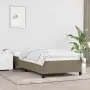 vidaXL Рамка за легло без матрак, таупе, 90x200 см, плат, снимка 2