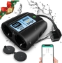 WiFi разклонител за външен монтаж 4000W 16A 2изхода IP44 Alexa/Google Assistant/IFTTT Smart Life App, снимка 1