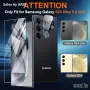 GOLDJU Комплект за Samsung Galaxy S24 Ultra, 4 протектора за екран + 2 за камерата, снимка 2