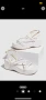 Бели дамски сандали, снимка 3