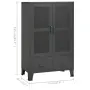 vidaXL Индустриален скрин за съхранение, антрацит, 70x40x115 cм, метал, снимка 9