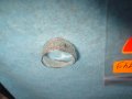 СТАР СРЕБЪРЕН ПРЪСТЕН с ВСИЧКИТЕ ЗОДИИ ФИГУРАЛНО ОРНАМЕНТИРАН ВИСОКА ПРОБА СРЕБРО БИЖУ УНИКАТ 25149, снимка 5