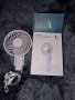Нов Преносим вентилатор за дом, офис, пътуване къмпинг с USB Акумулаторен, снимка 7