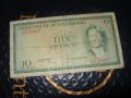 Люксембург 10 франка 1954 г