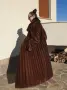 Saga Mink дълго палто манто норка визон L, снимка 10