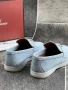 Loro Piana Дамски Светло Сини Ежедневни Обувки Естествена Кожа🥿Дамски Мокасини Лоро Пиана Код E552, снимка 4