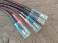 2 X 2m HiFi OFC Audio Speaker Cables Gold-Plated Banana Plugs 2x2.5mm, снимка 3