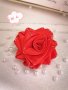 Аксесоари за коса ''Бяла и червена роза'', снимка 11