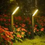 Нови 2бр. LED Водоустойчиви Слънчеви светлини на открито градина 