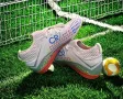 CR7 Спортни футболни Маратонки Бял цвят Роналдо Ronaldo Стоножки 2025г, снимка 1