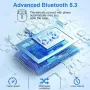 Нови Безжични слушалки Bluetooth 5.3 LED дисплей, снимка 5