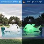Нова Плаваща светлина за басейн светещ соларен LED надуваем делфин 16 цвята, снимка 5