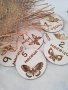 Дървени месечинки за бебе "Пеперуди", снимка 1 - Други - 38711936