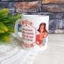 792 Керамична чаша с надпис Чашата на най-добрата майка на света подарък за Осми март, снимка 2