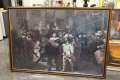 Огромен Пъзел картина The Night Watch (Нощна стража) с рамка и стъкло 162/112см, снимка 1 - Картини - 44783881