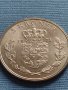 Монета 5 крони 1971г. Дания крал Фредерик девети 40430