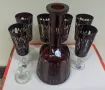 Сервиз BUZAU PERLA LUX - комплект 6 чаши + гарафа, снимка 4
