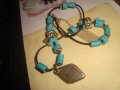 ХЕНД-МЕЙД КЕРАМИЧНА БИЖУТЕРИЯ ГЪРЦИЯ БРОНЗ ФЕШЪН АРТ ГЕРДАН НОВ 24358, снимка 8