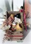 Подарък в дървено сандъче в опушено розово, снимка 1 - Подаръци за имен ден - 39120401