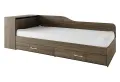 Легло с чекмеджета и ракла Сити 2005 сонома, орех или комбинация бяло/ арвен, снимка 3