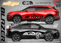 Chevrolet Blazer стикери надписи лепенки фолио SK-SJV2-C-BL, снимка 1 - Аксесоари и консумативи - 44508788