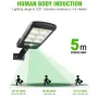 5 броя Соларни LED лампи с 48 диода, PIR сензор за движение и IP65 защита, снимка 5