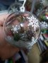 Коледна топка - ръчно изработена - 8 см. - с декорация, снимка 1 - Декорация за дома - 38990901