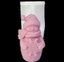 Молд Снежен човек със снежинка , снимка 5