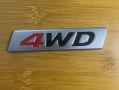 Нови емблеми ”4WD” - 87 мм./34 мм., снимка 1