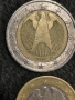 Колекционерски 1 и 2 евро с буква А, снимка 3