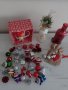 Коледна украса, играчки, гирлянди, свещник, вазичка, снимка 1