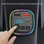 P14 Bluetooth 5.0 FM Трансмитер за Кола – Hands-Free, USB Зарядно, снимка 3