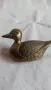 ретро месингова пластика на патица, снимка 1