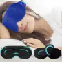 ZRUHIG смарт маска за сън с 3D говорители и Bluetooth, синьо, снимка 1
