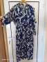 H&amp;M рокля в бяло синьо и черно ХЛ размер , снимка 3