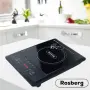 Котлон индукционен Rosberg, 2000W, LED екран, 8степени, бр. 1 Черна керамична плоча, снимка 3