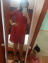 Разкошна червена рокля за повод, снимка 2